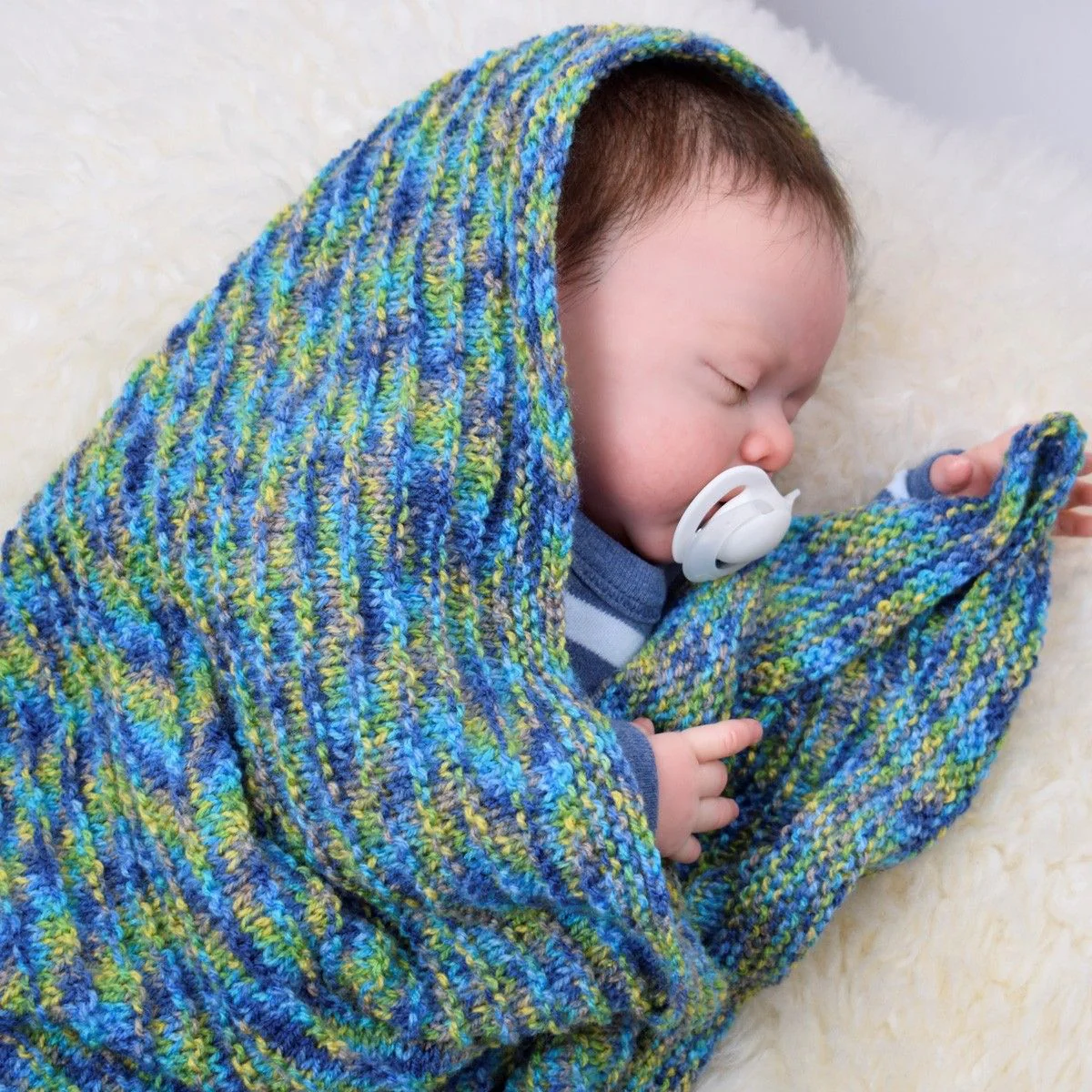 Asters - Baby Blanket - Image 3