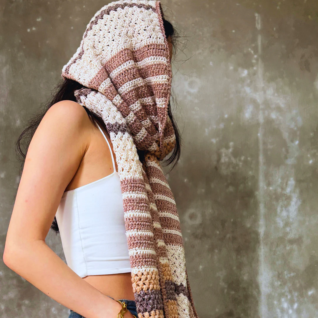 The Driftwood - Long Textured Scarf and Wrap - Image 5